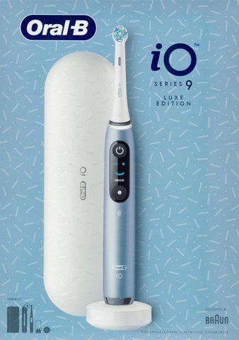 Електрична зубна щітка Oral-B iO9 Luxe Edition Aqua Marine eBox-CN-114542 фото
