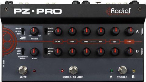 Radial PZ-Pro | 2-kanałowy przedwzmacniacz dla instrument&oacute;w akustycznych ID-CN-170606 фото