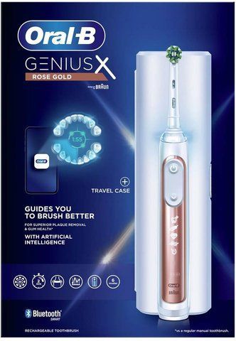 Електрична зубна щітка Oral-B Genius X Rose Gold eBox-CN-114545 фото