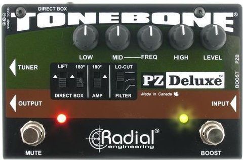 Radial PZ-DELUXE Tonebone PZ Deluxe Acoustic Instrument Preamp, efekt gitarowy ID-CN-163921 фото