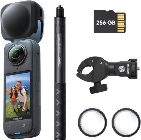 Insta360 X4 - Спортивна камера 360 4K UHD Pakiet Motocyklisty eBox-CN-124398 фото