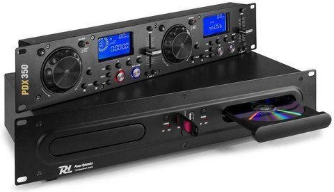 Power Dynamics Подвійний CD-програвач/Mp3/Usb Pdx350 eBox-CN-201466 фото