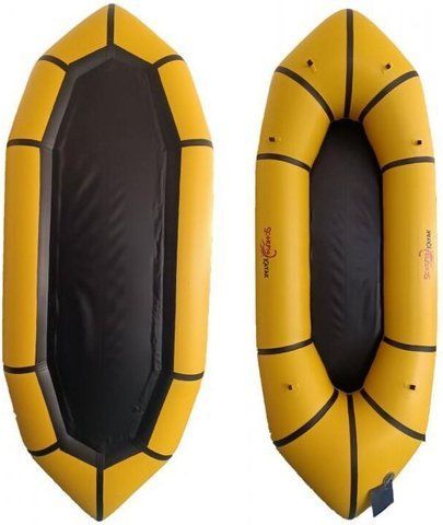 Scorpio Kayak Ponton Pneumatyczny Packraft Tpu Lekki Ż&oacute;łty eBox-CN-370530 фото