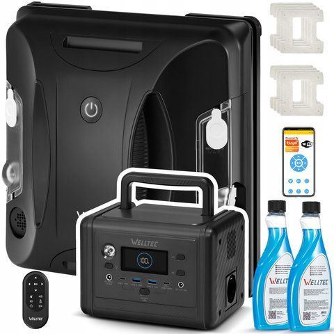 Робот для миття вікон Welltec Probot RX3 Ultra Black E-ALL-20005 фото