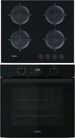 Whirlpool Духова шафа OMR58CR1B Варильна поверхня Газова Akt 616 NB eBox-CN-103724 фото