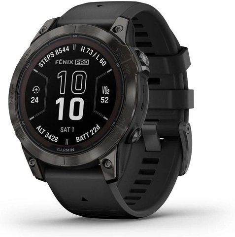 Garmin Fenix 7 Pro Sapphire Solar Czarny (010-02777-11) eBox-CN-307037 фото