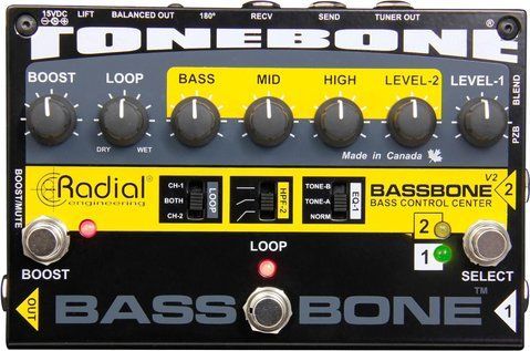 Radial Tonebone Bassbone V2 | Efekt basowy przedwzmacniacz 2 kanałowy ID-CN-163922 фото