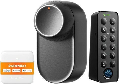 Switchbot Inteligentny Zamek Ultra + Centralka Hub Mini Matter Клавіатура Keypad INN55728 eBox-CN-276105 фото