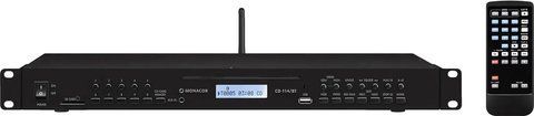 Monacor CD-114/BT | Odtwarzacz audio CD/MP3/USB/SD z Bluetooth i czytnikiem znacznik&oacute;w ID3 Tag eBox-CN-201476 фото