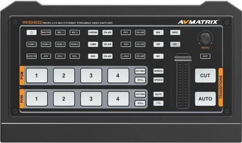 AVMATRIX HVS0402U Live Streaming Video Switcher | Mikser wideo FullHD, 4-kanałowy, 4x HDMI, streaming USB ID-CN-163364 фото
