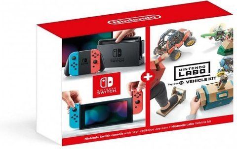 Nintendo Switch Neon + Labo Vehicle Kit eBox-CN-117078 фото