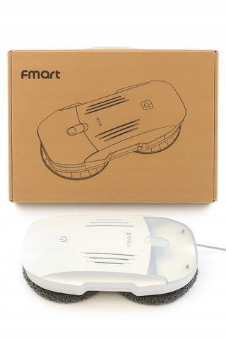 ОМИВАЧ ДЛЯ ВІКОН СКЛА АВТОМАТИЧНИЙ РОБОТ FMART T10 PRO|3800PA|АКСЕСУАРИ E-ALL-20118 фото