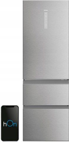 Холодильник Haier HTW5618DNMG з нижнім морозильником 185 cm Srebrna eBox-CN-90035 фото
