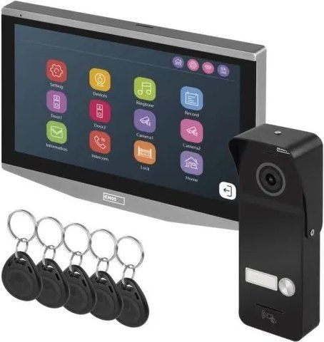 Відеодомофон GOSMART 7&rdquo; IP750A WI-FI 175X118X25MM H4020 EMOS eBox-CN-276092 фото