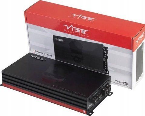 Vibe Wzmacniacz 1-kanałowy POWERBOX1200.1D-V3 1200W Rms 1ohm eBox-CN-399098 фото