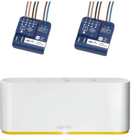 Somfy 1870595-2X1822660-Zestaw Tahoma Switch + Odbiornik Do Rolet Izymo Io 2Szt. eBox-CN-276096 фото