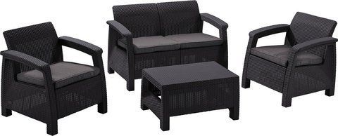 Allibert Corfu Set Quatro - Antracyt / Szary eBox-CN-295788 фото
