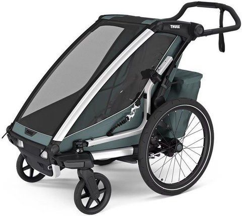 Thule Przyczepka Rowerowa Для дитини Pojedyncza Chariot Cross 2 Single Dark Slate eBox-CN-404456 фото