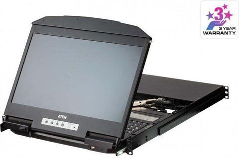 4-Port USB HDMI Multi-View Dual Rail WideScreen LCD KVM Switch CL3884NW-ATA-AG eBox-CN-180945 фото