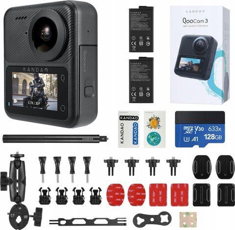 Kandao Qoocam 3 360&deg; Action Camera Motorcycle Combo eBox-CN-124395 фото