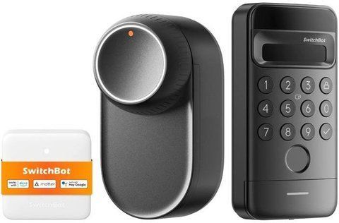 Switchbot Inteligentny Zamek Ultra + Centralka Hub Mini Matter Клавіатура Vision INN55731 eBox-CN-276102 фото